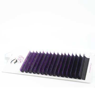 Wimpernextensions, 0.07 - Color Black Violet
