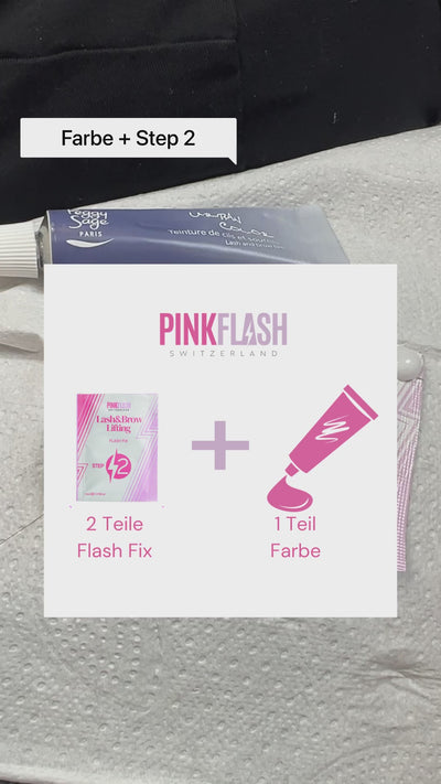 Lash & Brow Lifting Flash Fix - Step 2 - Zwei in einem Neutralisierung & Farbeaktivator